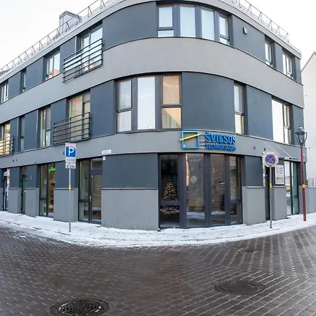 Luxurious Blue&yellow In Center Kaunas